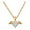 Gold, variant on Dvkptbk Alloy Necklace Vintage Golden Wing Angel Chain Lock Necklace Women's Jewelry