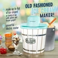 thumbnail image 2 of Nostalgia Ice Cream Maker - Wooden, 2 of 11