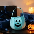 thumbnail image 3 of Halloween Pumpkin Candy Treat Bags for Party Supplies - Soft Cloth Candy Bucket Holders for Kids Toddlers Trick or Treating - Handheld Halloween Pumpkin Bags for Trunk or Treat Party Favors, 3 of 7