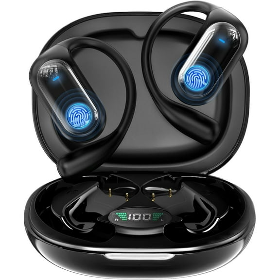 168 Languages AI Translation Earbuds, Bluetooth 5.4 Headphones Translator, 4-in-1 Smart Mode Touch Screen Real-Time Earphones Fit iOS and Android Ideal for Travel Business and Learning