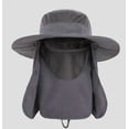 thumbnail image 6 of Wide Brim Fishing Hat, Quick Dry Summer Headwear, UV Protection Outdoor Cap, Breathable Full Coverage Accessory for Hiking, Camping and Mountaineering Use, 6 of 7