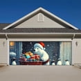 thumbnail image 1 of LLQKIGS Christmas Garage Door Frame Christmas Garage Door Banner Garage Door Christmas Decoration Holiday Garage Partner Christmas Frame Snowflake Partner Garage Door Frame Christmas Party Flags 3x5, 1 of 7