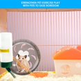 thumbnail image 4 of SHAR Two Hamster Running Wheel 13cm Plastic Ultra Quiet Small Animal (13cm), 4 of 4