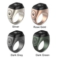 thumbnail image 3 of Tignapoo Smart LED Counter Ring for Muslims - Bluetooth 5.1, OLED Display, USB Rechargeable, Vibration Alert, 4 Colors, Lightweight Design with 40mAh Battery, Ideal Gift for Prayer Tracking (Graphite, 3 of 6
