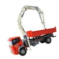 thumbnail image 1 of MERIGLARE Camion Grue Jouet Modèle de Grue, Jeu de Simulation, Flexible, Cadeaux de Fête, Camion Jouet Réaliste pour Modèle de Véhicule de Construction Rouge, 1 of 9