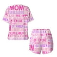 thumbnail image 5 of Picia Best Mom ever Pajamas Sets for Women Soft Short-Sleeved Pjs with Lounge Shorts Two Piece Sleepwear-Medium, 5 of 9