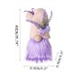 thumbnail image 2 of Gnomo de flores de Herrnalise, gnomo de primavera, muñeco de elfo de peluche nórdico Tomte sueco hecho a mano para San Valentín, Pascua, fiesta de bodas, cumpleaños, Navidad, decoración del hogar, 2 of 8