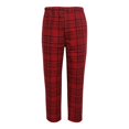 thumbnail image 1 of Pantalón De Pijama George Para Hombre Talla CH Estampado Cuadros Rojo, 1 of 4