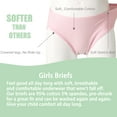 thumbnail image 4 of Hbhpov 12 pack of Baby Panties Soft Comfort Knicker Underwear Girls Assorted Briefs, Size 2-14, 4 of 8