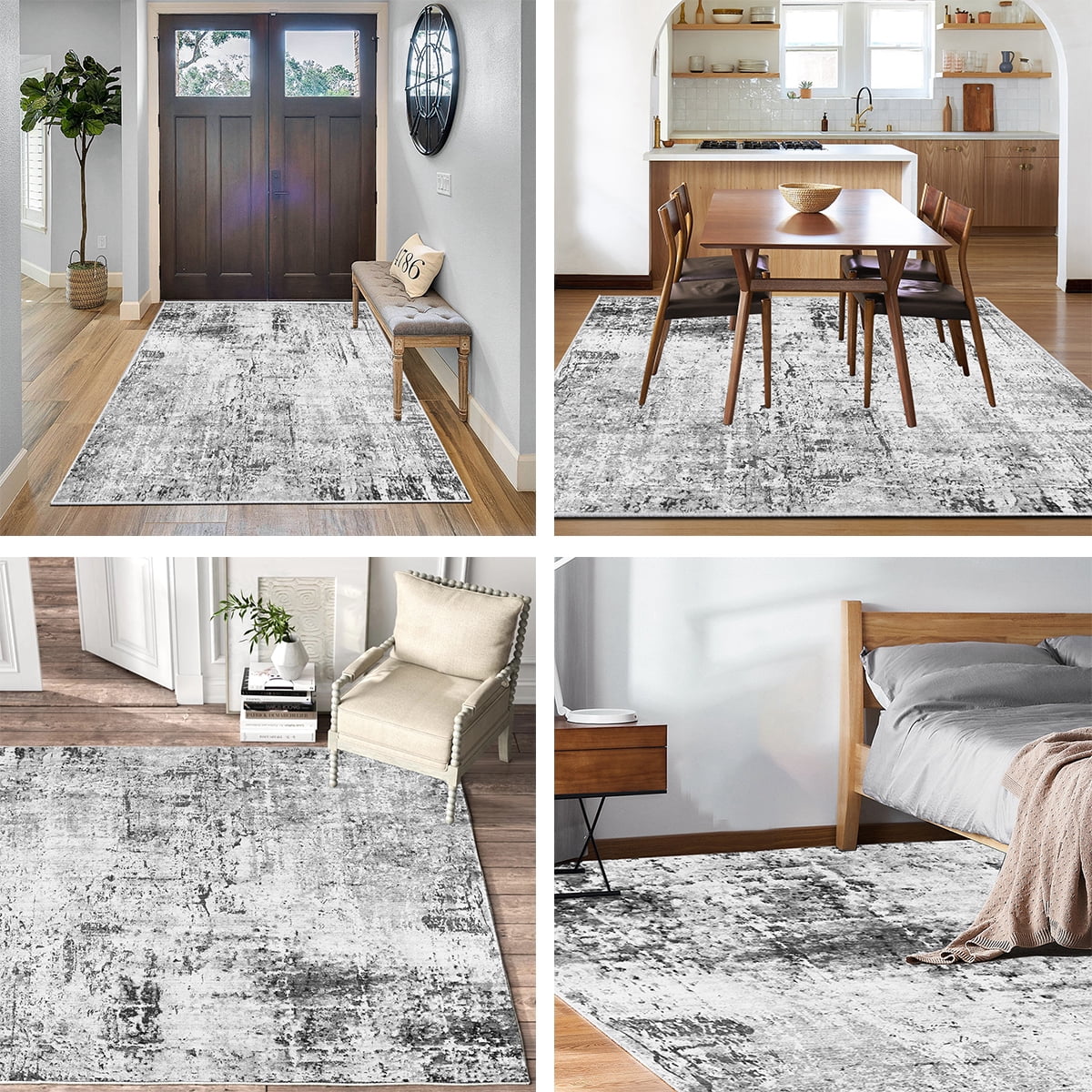 Artnice 8'x10' Modern Abstract, Non Slip, Low Pile Area Rug Artnice 8'x10' Modern Abstract, Non Slip, Low Pile Area Rug