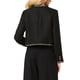 thumbnail image 3 of BLAZER DE TWEED PARA MUJER INSPIRE CHIC DE MANGA LARGA 2024 OTOÑO INVIERNO ELEGANTE CHAQUETA CORTA 2XL NEGRO, 3 of 4
