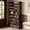 Dark Brown, variant on Fnova 70.87"H Tall Storage Shelf, Modern Freestanding Wooden Bookshelf with 8 Adjustable Shelves, Large Open Bookcase Display Organizer for Living Room, Bedroom, Home Office, White