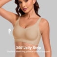 thumbnail image 5 of Daystry Womens Seamless Supportive Wireless Bras Push Up Full Coverage Comfortable No Underwire Bras, 5 of 11