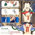 thumbnail image 3 of GVN Christmas Decorations Decor,5.6 Feet Lighted Stacked Snowmen Christmas Decoration, 3 of 7
