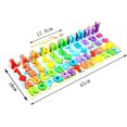 thumbnail image 4 of Rompecabezas magnéticos de madera 6 en 1, juego de pesca para clasificar formas y números, tablero de matemáticas para niños, juguetes educativos preescolares, regalo para niños y niñas, 4 of 7