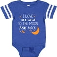 thumbnail image 3 of Inktastic I Love My Gigi to the Moon and Back Boys or Girls Baby Bodysuit, 3 of 5