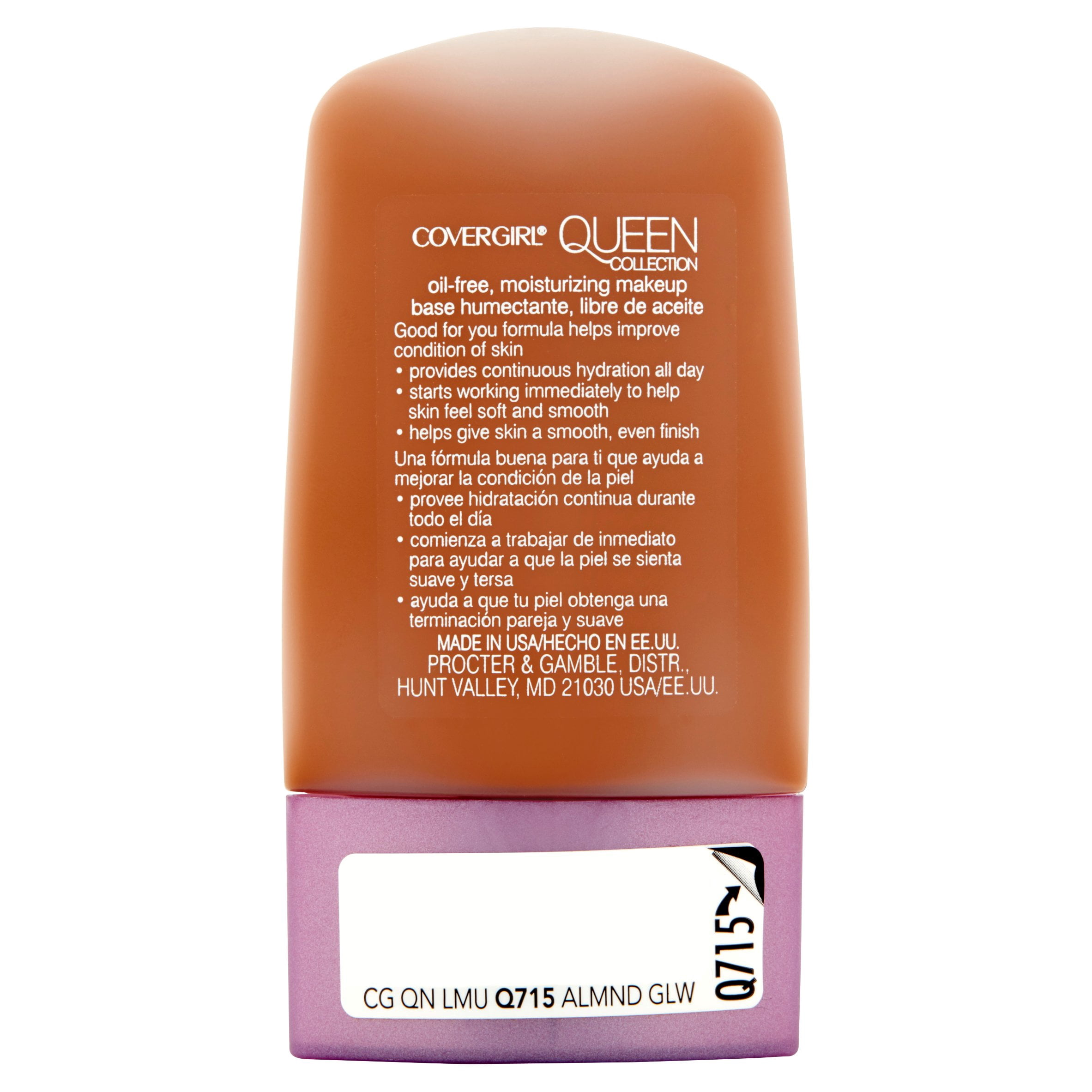 COVERGIRL Queen Collection Nature Hue Liquid Foundation, Almond Glow