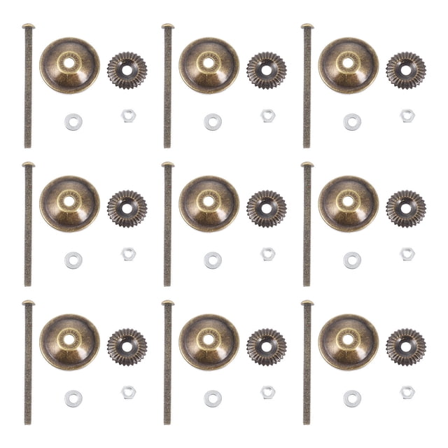 20 Sets Cabinet Handles Screw Rods Washers Ceramic Pull Handles Accessories