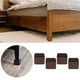 thumbnail image 5 of Elevadores multifunción, elevadores de muebles, soporte de sofá, antideslizante, almacenamiento debajo de , oficina en hogar Marrón 60x52mm Macarena Elevadores de cama, 5 of 8