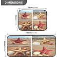 thumbnail image 2 of SKYSONIC Starfish Colletction Kitchen Mats and Rugs Sand Sea Beach Floor Runner Area Rug Washable Carpet Perfect for Living Room Bedroom Entryway,19.7"x27.6"+19.7"x47.2", 2 of 7
