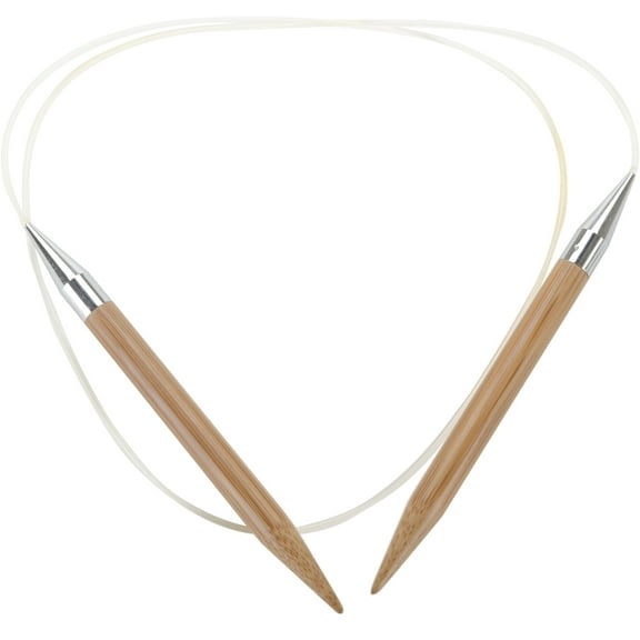 Bamboo Circular Knitting Needles 40"-Size 19/15mm