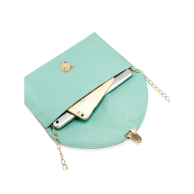 Gearonic Women Handbag Shoulder Bags Envelope Clutch Crossbody Satchel Messenger, Women's, Size: Small, Green