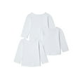 thumbnail image 3 of Garanimals Baby Girl Basic T-Shirt with Long Sleeves, 3-Pack, Sizes 0/3M-24M, 3 of 4