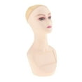 thumbnail image 4 of HILABEE Female Mannequin Head with Mesh Cap Accessories Practical Jewelry Stand 19" Tall D, 4 of 9