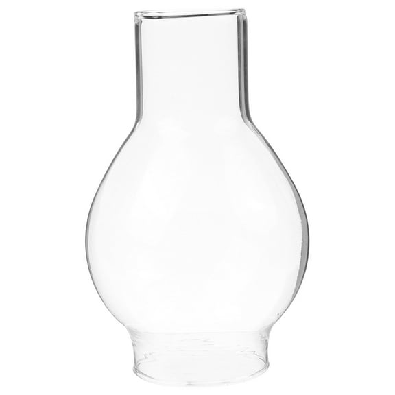 Hemobllo Transparent Glass Chimney for Candles Clear Candle Holder Sleeve for Home Decorative Use