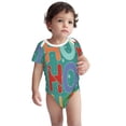 thumbnail image 2 of Gaeub Ho Ho Ho Print Infant Climbing Onesie,Toddler Outfit,Newborn Baby Bodysuit,Baby Boy Girl Clothes -3 Months, 2 of 6