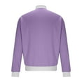 thumbnail image 4 of Cotton Sweatshirts for Men Half Zip Mock Neck Top Loose Fit Long Sleeve Pullover No Hood Top, 4 of 8