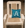 thumbnail image 3 of Carolines Treasures CJ2014-DPW1818 Letter D Sea Doodles Initial Alphabet Canvas Fabric Decorative Pillow  18H x18W, 3 of 3