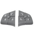 thumbnail image 3 of Botón de volante gris de 5 teclas Botón de interruptor multifunción Botón de interruptor para ML BR Gris, Gris, 3 of 5