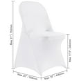 thumbnail image 5 of KFFKFF 30 PCS Stretch Spandex Chair Covers, Universal Fit, Washable and Removable Slipcovers for Events, Celebrations, Parties, Weddings, Banquets, and Dining, 5 of 8