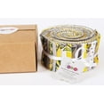 thumbnail image 5 of Soimoi 40Pcs Block Print Cotton Precut Fabrics For Quilting Craft Strips 2.5x42inches Jelly Roll - Yellow, 5 of 9