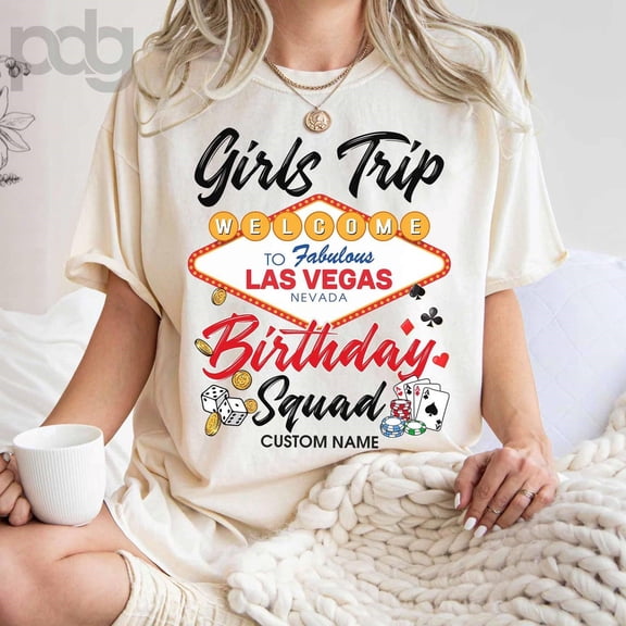 Las Vegas Birthday Trip ShirtRetro Casino Squad Tee All Size S-5Xl