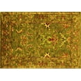 thumbnail image 1 of Ahgly Company Indoor Rectangle Oriental Yellow Industrial Area Rugs, 8' x 12', 1 of 4