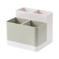 thumbnail image 1 of Naiovety Caja de almacenamiento de bricolaje para pinceles - Organización fácil con compartimentos desmontables Papelería no tóxica Verde Type3 NO3, 1 of 6