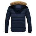 thumbnail image 3 of Levmjia Men's and Big Men's Jacket Zipper Outdoor Warm Winter Thick Jacket Hooded Coat With Pocket, 3 of 3