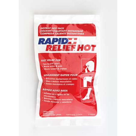 Rapid Aid 43259-24 White Instant Hot Pack, 5In. x 9In.