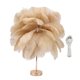 thumbnail image 3 of Lámpara de mesa de plumas de avestruz, lámpara de decoración romántica moderna recargable, lámpara de noche para dormitorio para decoración del hogar, 3 of 8