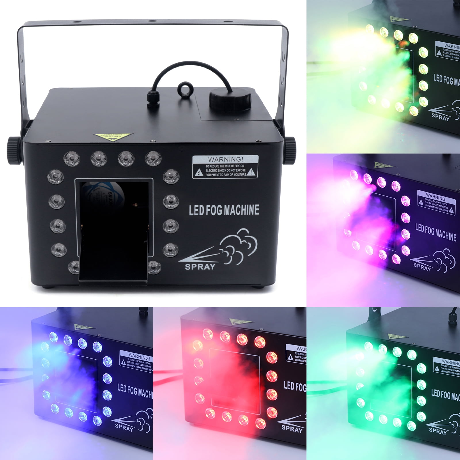 AC110-130V 1500W Low Profile Hazer Haze Smoke Machine DMX Theater DJ Party Stage Effect for Wedding Scene