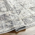 thumbnail image 4 of Mark&Day Washable Rugs, 7x9 New Cambria Traditional Charcoal Area Rug, Gray Light Beige White Carpet for Living Room, Bedroom or Kitchen (7'6" x 9'6",Machine Washable), 4 of 8