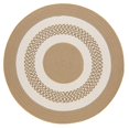 thumbnail image 1 of Colonial Mills FB91R060X060 5 ft. Flowers Bay Down Round Rug, Cuban Sand, 1 of 1