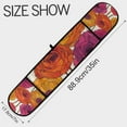 thumbnail image 3 of Yayeee Double Oven Mitt Kitchen Heat Resistant Baking 35" x7" Quilted Glove, Purple Hand Drawn Floral, 3 of 6