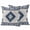 Blue, variant on 2 Pack Outdoor Waterproof Throw Pillow Covers,Aztec Blue Geometric Abstract Decorative Square Pillow Case Patio Pillowcases for Chair Couch Sofa 16x16in
