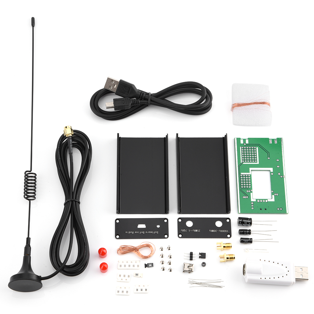Récepteur RTL-SDR USB 100 KHz - 1.7 GHz - Tuner R820T2 + Antenne Pour Radio Amateur, Météo, Etc.