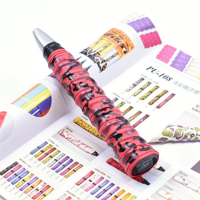 AKEGAMN Clearance! Direct Store Tennis Grip Tape Absorb Badminton Handle Tape Frosted Anti Slip Overgrip For Tennis Racquet Overgrip Superior Absorption:Constructed with high - performance absorbent