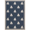 thumbnail image 1 of Safavieh Courtyard Navy Indoor Outdoor Rug - 6'7" x 9'6", 1 of 1