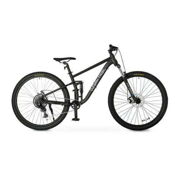 Ozark Trail 29" FS.2 Slalom Full Suspension Mountain Bike, 29" Wheels, Large Frame, Fits Riders 5'10" - 6'2" , Black, Adult, Unisex, Online Only